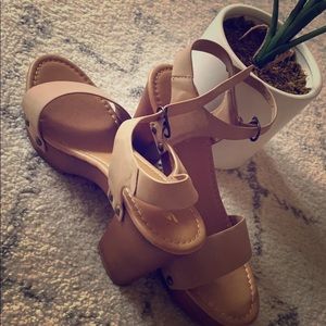 Cute platform boho heels